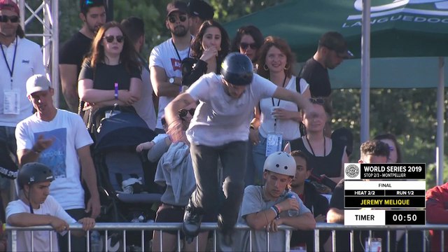 Jeremy Melique | 1st place - WS Roller Freestyle Park World Cup Final | FISE Montpellier 2019