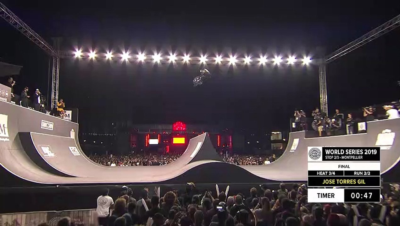 Jose Torres Gil 1st place BMX Freestyle Park Spine Ramp Pro Final