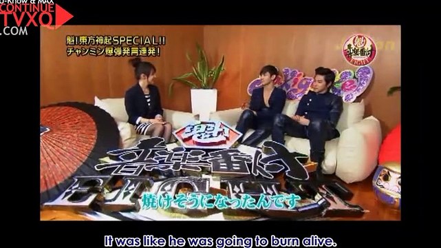 2011.02.09 [Sakigake Music Ranking Eight] TOHOSHINKI intv - Part 2 [ENG SUB]