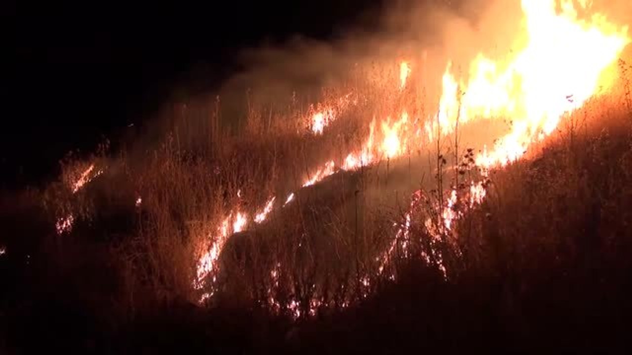 Şanlıurfa'da katı atık depolama alanında yangın