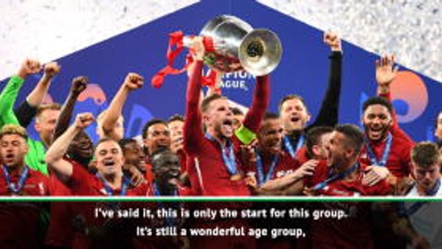 Champions League win 'just the start' for Liverpool - Klopp