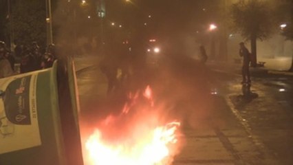 Incidentes aislados preceden la rendición de cuenta de Piñera en Chile