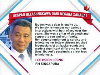 Ucapan Bela Sungkawa dari Negara Sahabat