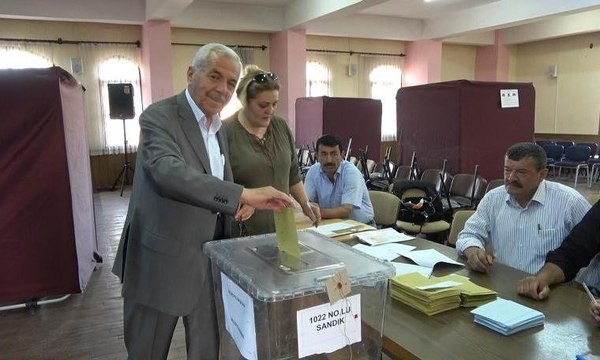 Kırıkkale'nin Keskin ilçesinde vatandaşlar yeniden sandık başında