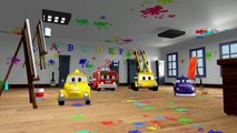 The Paint Battle !! Baby Cars in Car City  - Cartoon for kids
