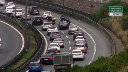 Bayram tatilcilerinin TEM’de oluşturduğu yoğunluk sürüyor