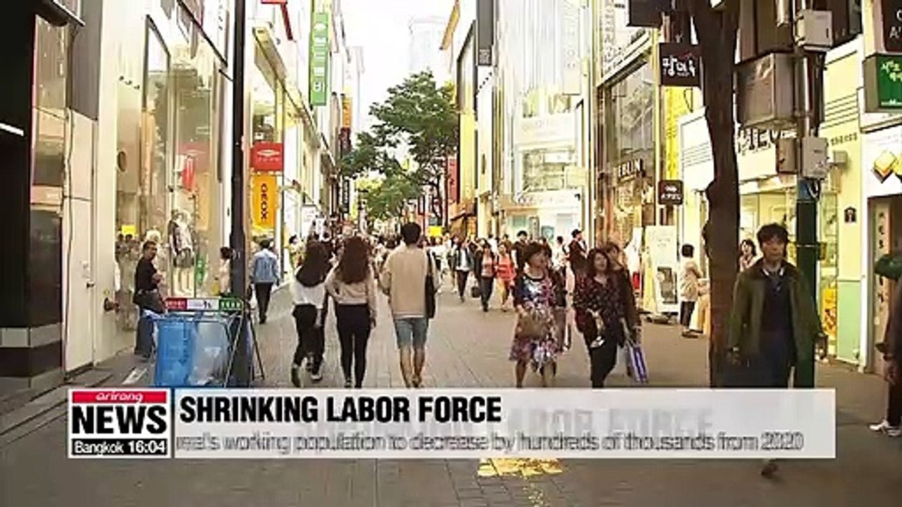 S. Korea's working population to decrease dramatically from 2020