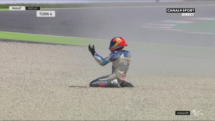 Moto3 - Gabriel Rodrigo ne comprend pas sa chute !