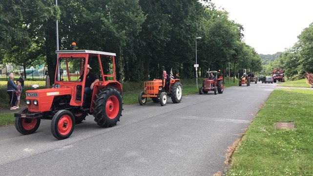 Défilé de tracteurs