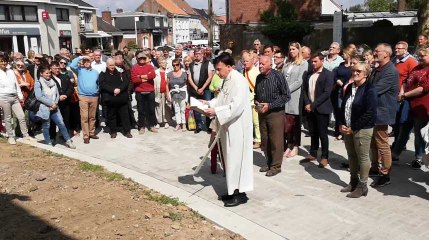Inauguration de la nouvelle place de Néchin