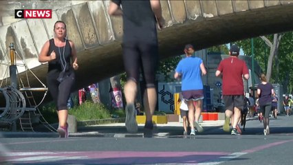 Paris : les sportifs ont investi les quais de Seine