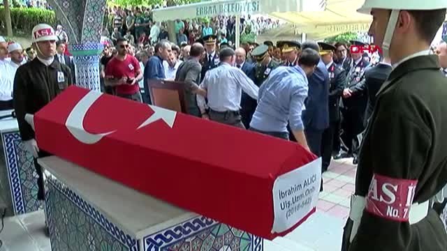 ŞEHİT PİYADE UZMAN ONBAŞI İBRAHİM ALICI SON YOLCULUĞUNA UĞURLANDI
