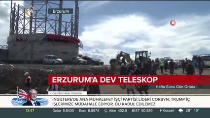 Erzurum'a dev teleskop