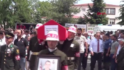 ŞEHİT PİYADE UZMAN ONBAŞI İBRAHİM ALICI SON YOLCULUĞUNA UĞURLANDI-AKTUEL