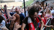 فيديو: هكذا احتفل مشجعو ليفربول بالفوز في دوري أبطال أوروبا أمس