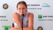 Roland-Garros 2019 - Marketa Vondrousova, 19 ans, "ravie " de disputer son 1er quart de finale en Grand Chelem