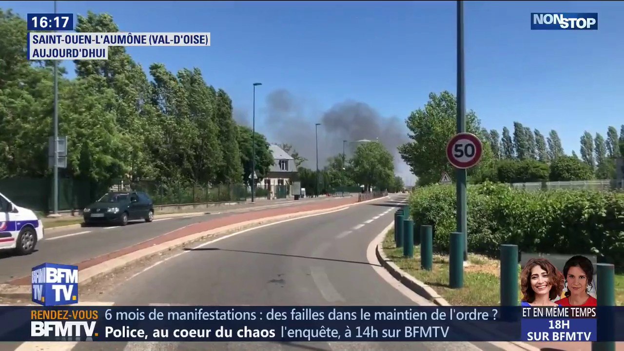 Un gigantesque incendie s'est déclaré à Saint-O...