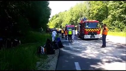 Deux victimes héliportées après un carambolage à Perrigny