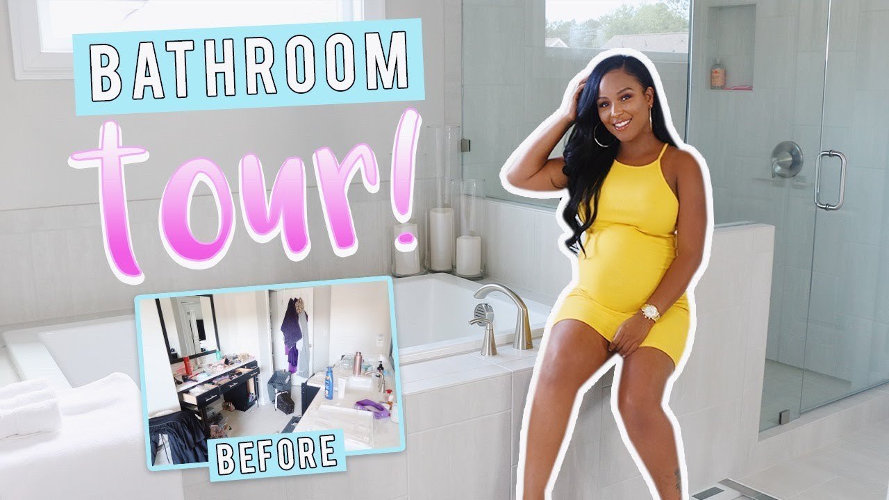 LATOYA'S MASTER BATHROOM TOUR + ORGANIZATION