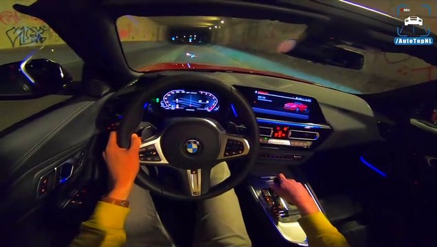 NEW! BMW Z4 M40i POV Night Drive w/ AMBIENT LIGHTING by AutoTopNL