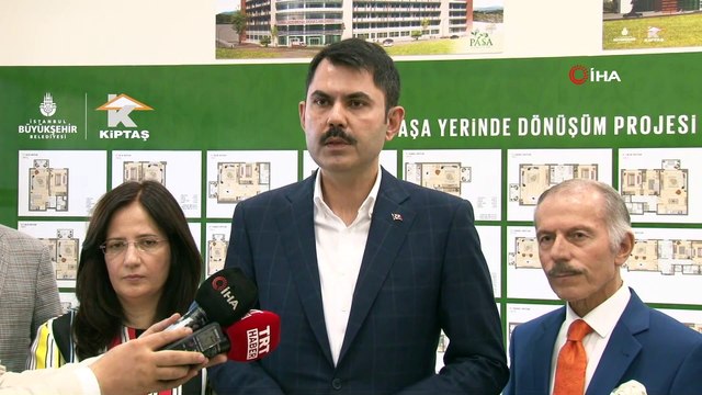 Bakan Kurum Bayrampaşa’da Kentsel dönüşüm alanında incelemelerde bulundu