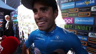 Mikel Landa - entrevista en la meta - etapa 21 - Giro d'Italia 2019