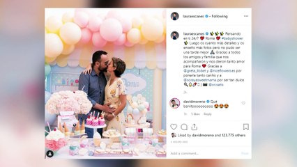 Laura Escanes muestra la primera foto de su baby shower