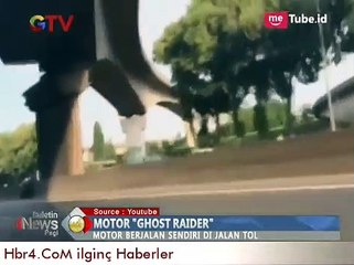 Hayalet motor görenleri şoke etti