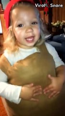 Cute Baby Girl Says I'm a chicken Nugget