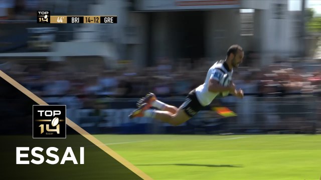 TOP 14 - Essai Samuel Marques (CABCL) - Brive-Grenoble - Access Match - Saison 2018/2019