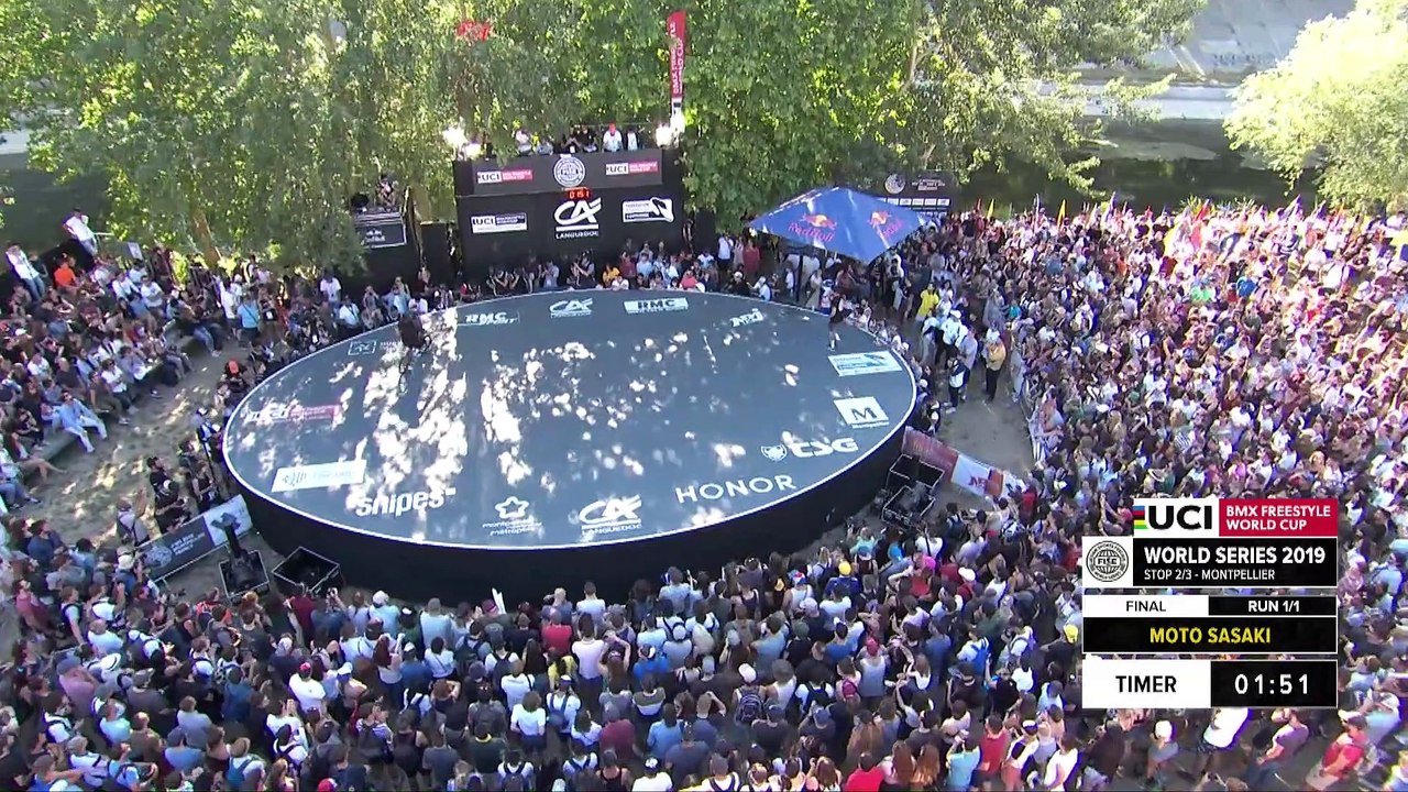 Moto Sasaki | 3rd place - UCI BMX Flatland World Cup Final | FISE Montpellier 2019