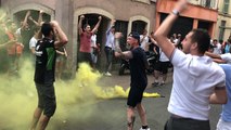 Football. Les supporters du Mans FC fêtent la montée en Ligue 2