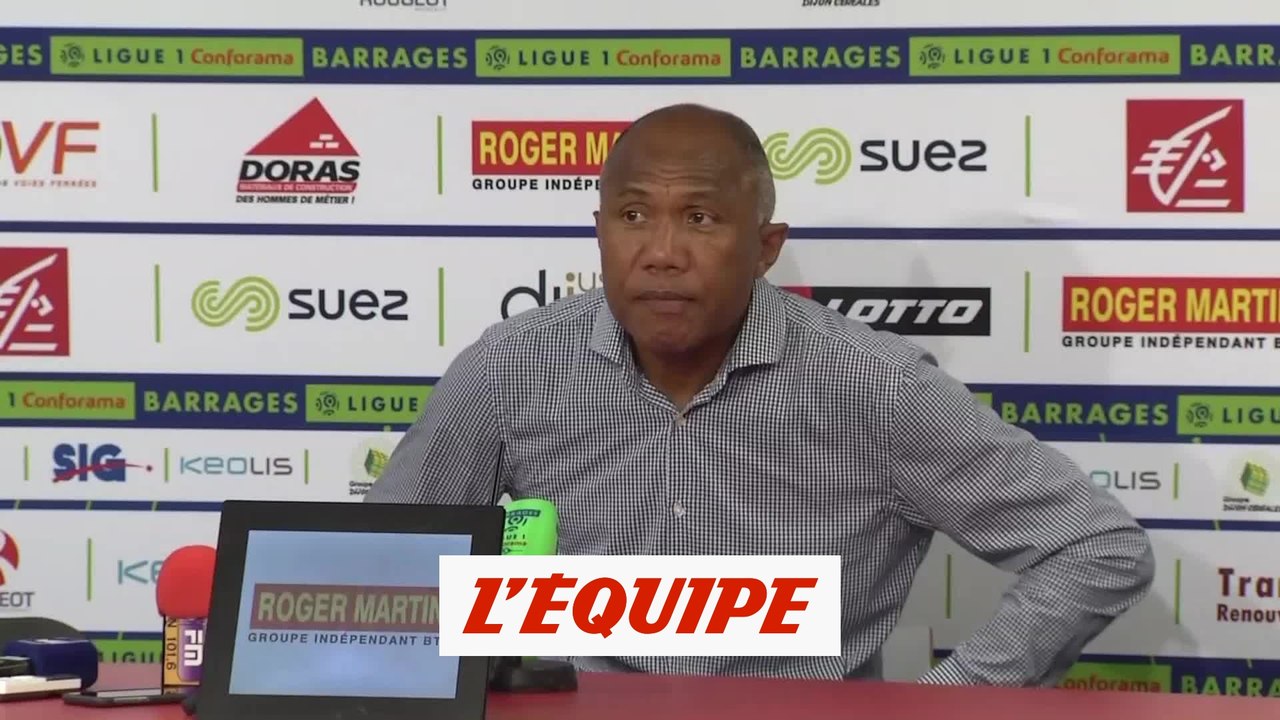 Kombouaré «Dans la vie, on a toujours ce que l'on mérite» - Foot - Barrages L1-L2 - Dijon