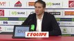 Montanier «Cette saison, nous aurons tout connu» - Foot - Barrages L1-L2 - Lens