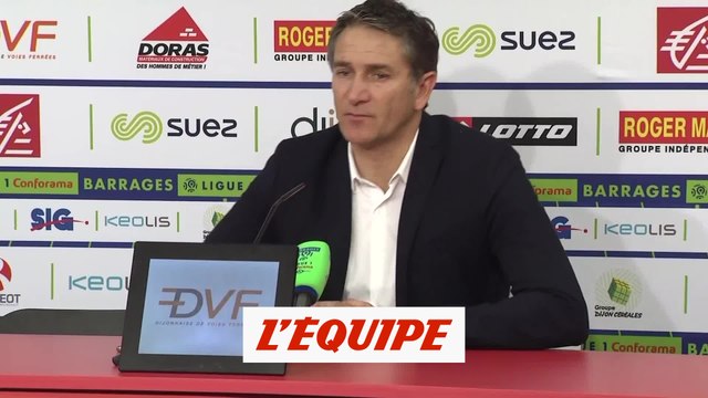 Montanier «Cette saison, nous aurons tout connu» - Foot - Barrages L1-L2 - Lens