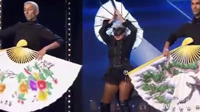 Got Talent ,Sacri Fan Dancer quiso vivir la experiencia en ser una de las miles y miles de personas escogidas para asistir a este programa show