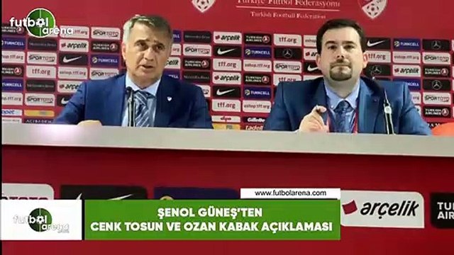 Şenol Güneş'ten Cenk Tosun ve Ozan Kabak açıklaması