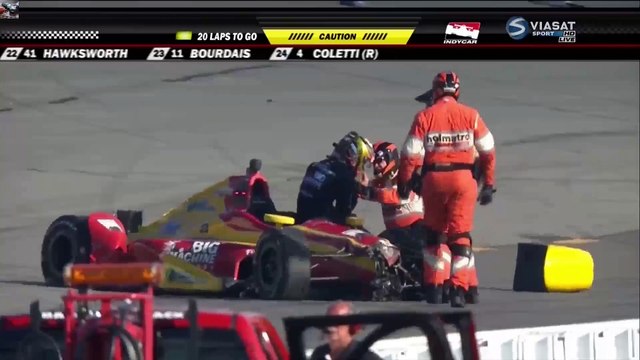 Verizon IndyCar 2015. Pocono. Justin Wilson fatal crash(1)