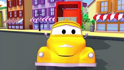 Tom la Dépanneuse et le Camion Poubelle à Car City| Voitures et Camions, dessin animé pour enfants