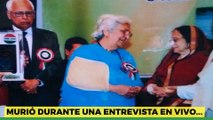 Internacional | Muere escritora hindú durante entrevista en vivo