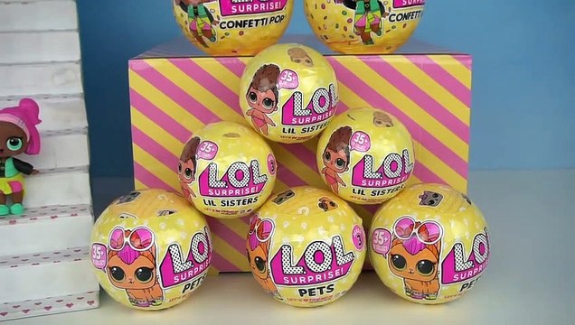 Opening Lol Surprise Confetti Pop Series 3 Surprise Pets & L.O.L Lil Sisters