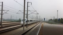 Chinese High Speed Train Passing Through Chuzhou and Dingyuan