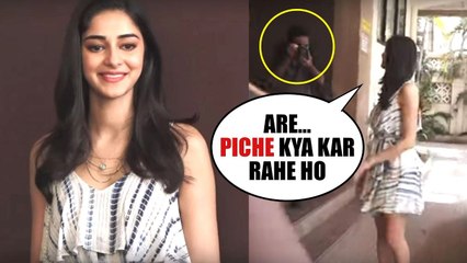 SOTY 2 Actress Ananya Pandey UPSET With Media Arrived At Kwan Office Andheri
