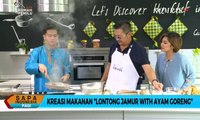 Kreasi Olahan Masakan Lontong Jamur with Ayam Goreng