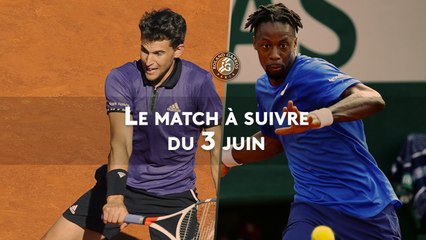 Thiem-Monfils : le match à suivre du lundi 3 juin