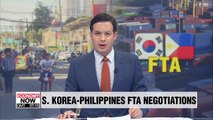 S. Korea, Philippines begin FTA negotiations
