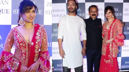 Ankita Lokhande looks beautiful in Pink Sharara at Baba Siddiqui's Iftar Party | Boldsky