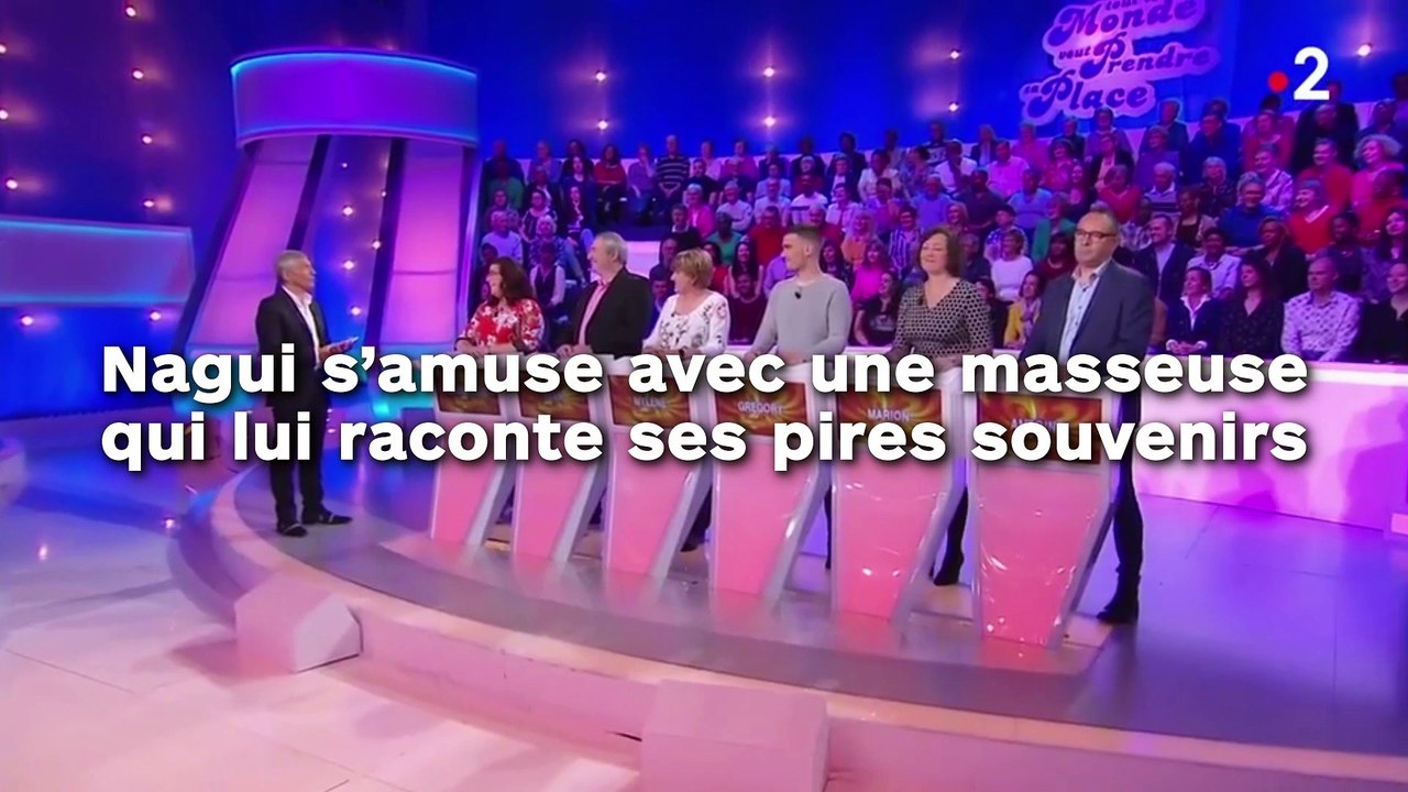 Nagui s’amuse avec une masseuse  qui lui racont...
