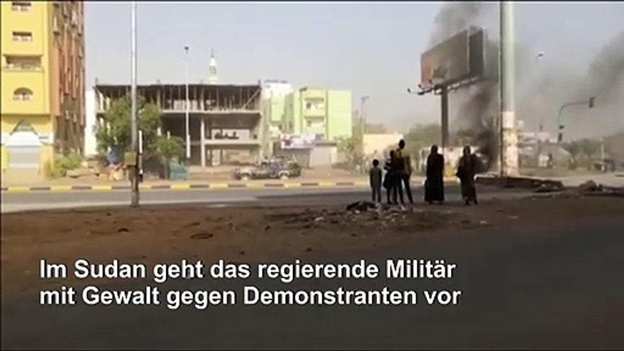 Sudan: Armee geht mit Gewalt gegen Demonstranten vor