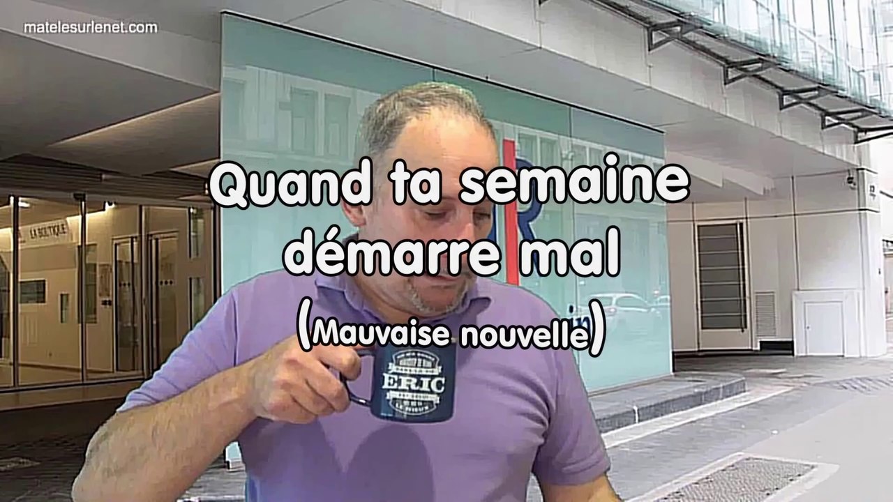 Mauvaise nouvelle en début de semaine - Roooooh zut alors !!!!